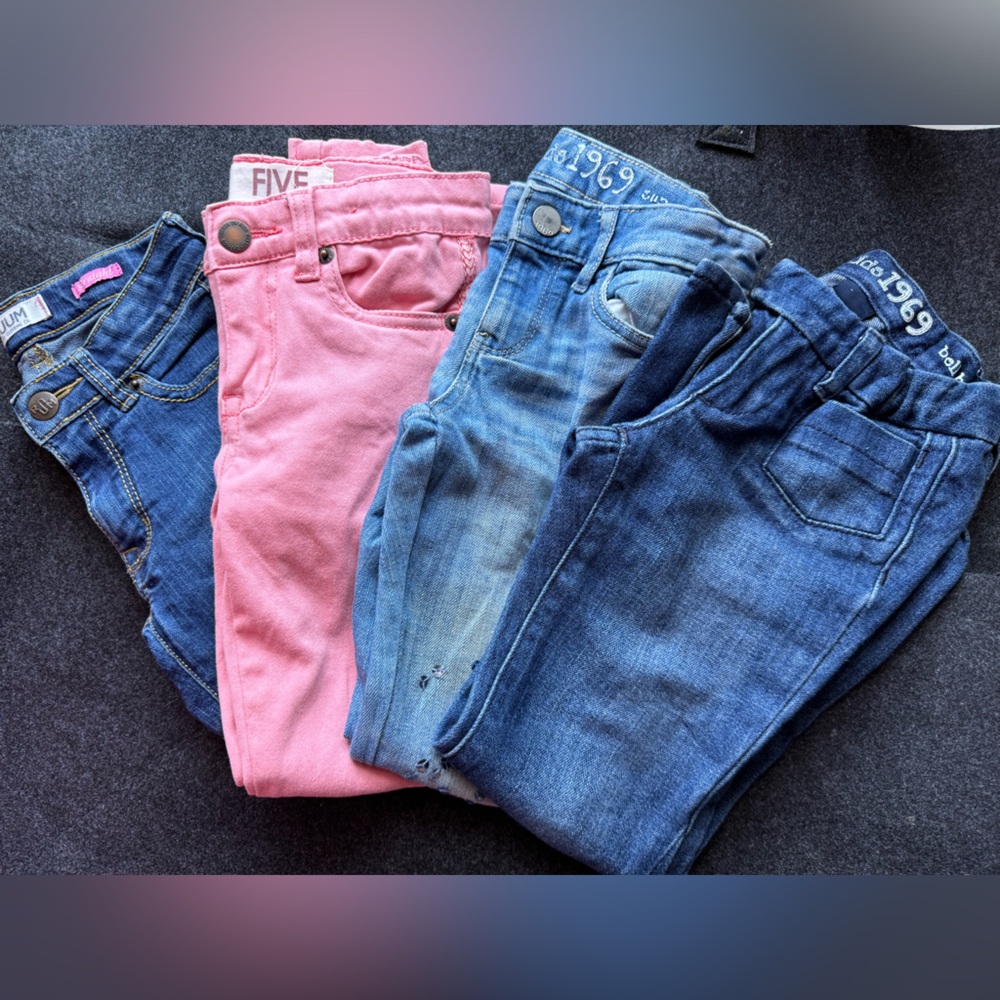 JEANLOT!! 4 Jeans for Girls! Size 5!